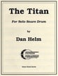 The Titan Snare Drum Solo cover